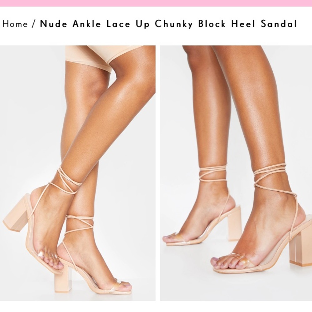 PrettyLittleThing Strappy Heels